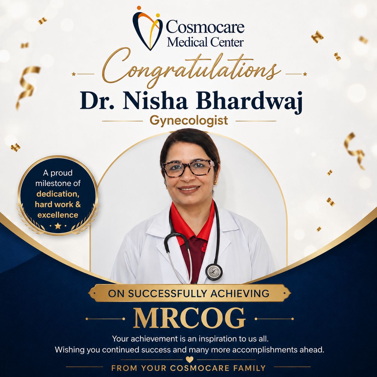 specialist Gynecologist mccog in Dubai